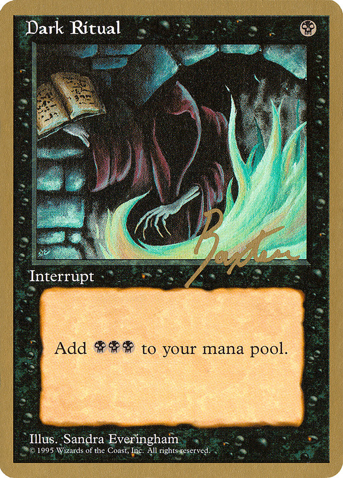 Dark Ritual (George Baxter) [Pro Tour Collector Set] | Odin's Place