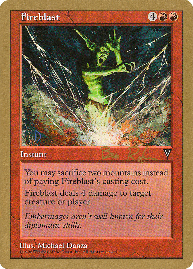 Fireblast (Ben Rubin) [World Championship Decks 1998] | Odin's Place