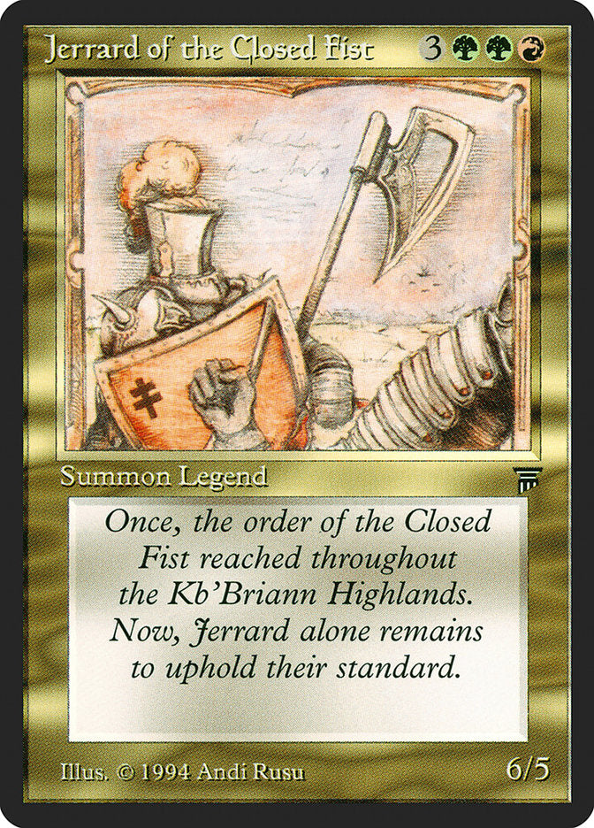Jerrard of the Closed Fist (235) [Legends] | Odin's Place