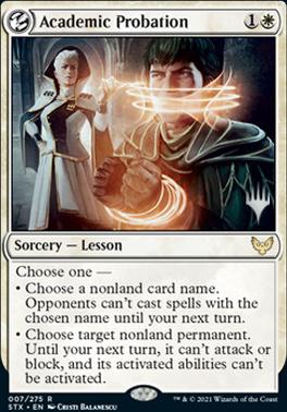 Academic Probation (Promo Pack) [Strixhaven: School of Mages Promos] | Odin's Place
