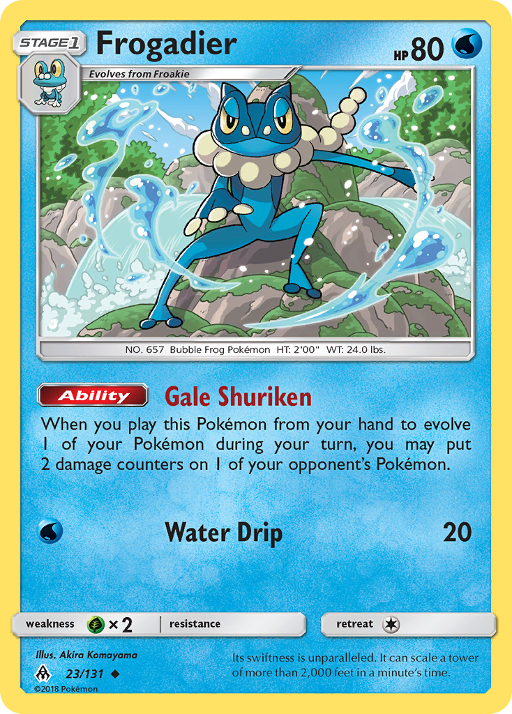 Frogadier (23/131) [Sun & Moon: Forbidden Light] | Odin's Place