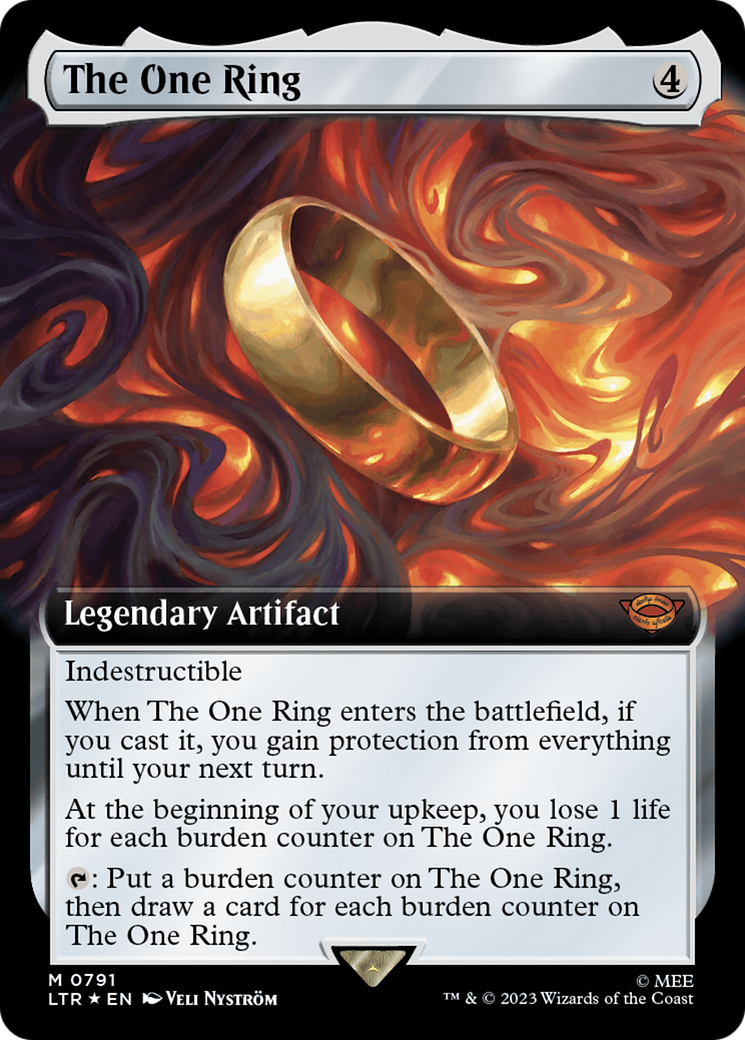 The One Ring (Extended Art) (Surge Foil) [The Lord of the Rings: Tales of Middle-Earth] | Odin's Place