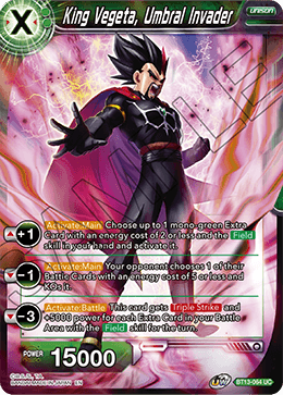 King Vegeta, Umbral Invader (Uncommon) (BT13-064) [Supreme Rivalry] | Odin's Place