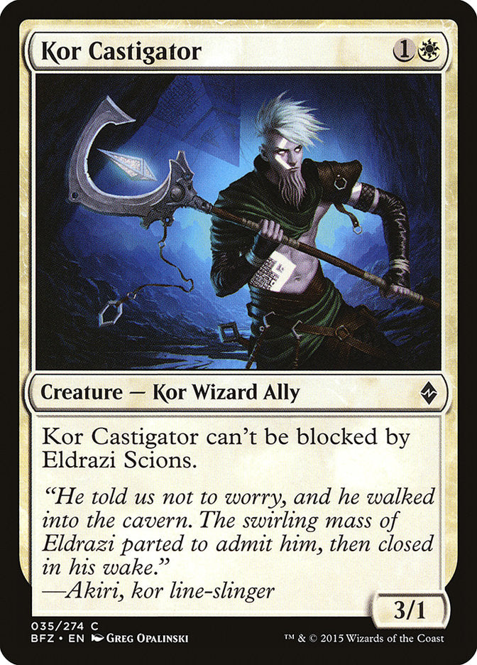 Kor Castigator (35) [Battle for Zendikar] | Odin's Place