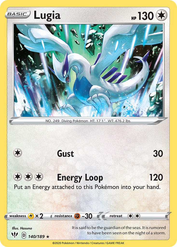 Lugia (140/189) [Sword & Shield: Darkness Ablaze] | Odin's Place