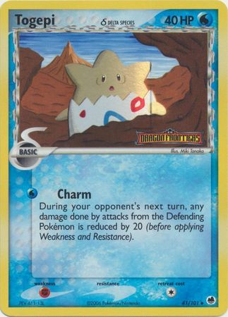 Togepi (41/101) (Delta Species) (Stamped) [EX: Dragon Frontiers] | Odin's Place