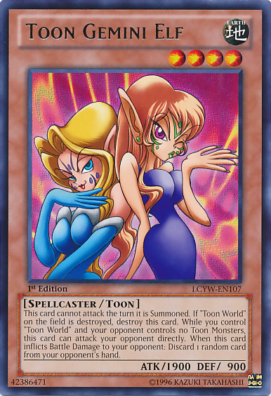 Toon Gemini Elf [LCYW-EN107] Rare | Odin's Place