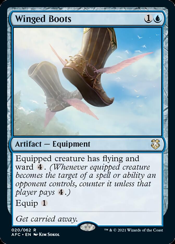 Winged Boots [Dungeons & Dragons: Adventures in the Forgotten Realms Commander] | Odin's Place
