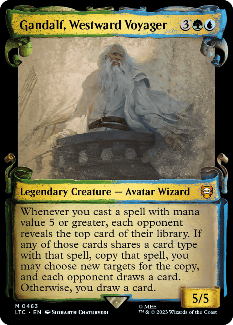 Gandalf, Westward Voyager [The Lord of the Rings: Tales of Middle-Earth Commander Showcase Scrolls] | Odin's Place