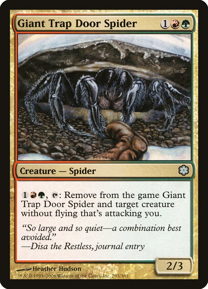 Giant Trap Door Spider (293) [Coldsnap Theme Decks] | Odin's Place