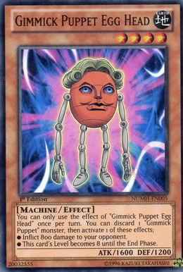 Gimmick Puppet Egg Head [NUMH-EN005] Super Rare | Odin's Place