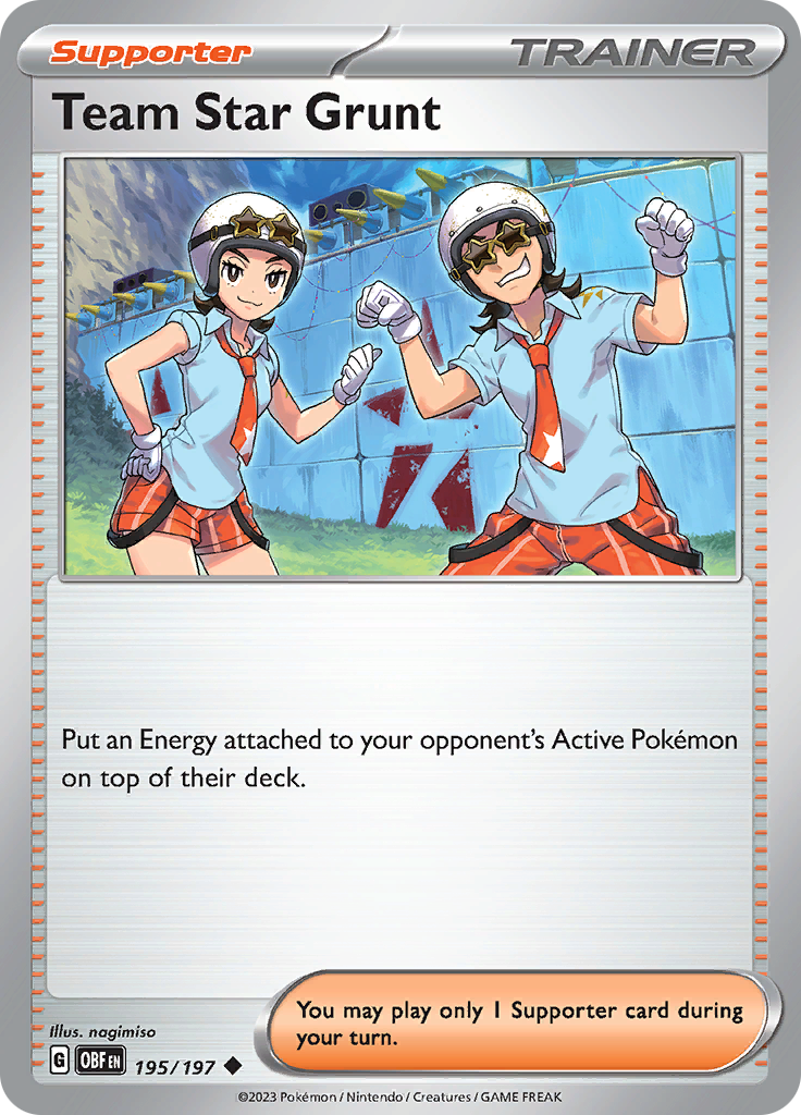 Team Star Grunt (195/197) [Scarlet & Violet: Obsidian Flames] | Odin's Place