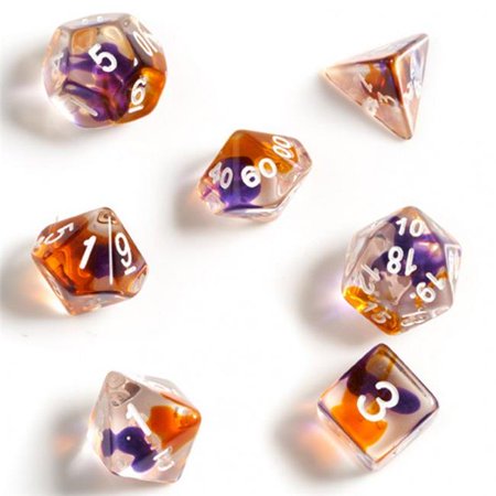 Sirius Purple Orange Translucent Poly 7 Set | Odin's Place