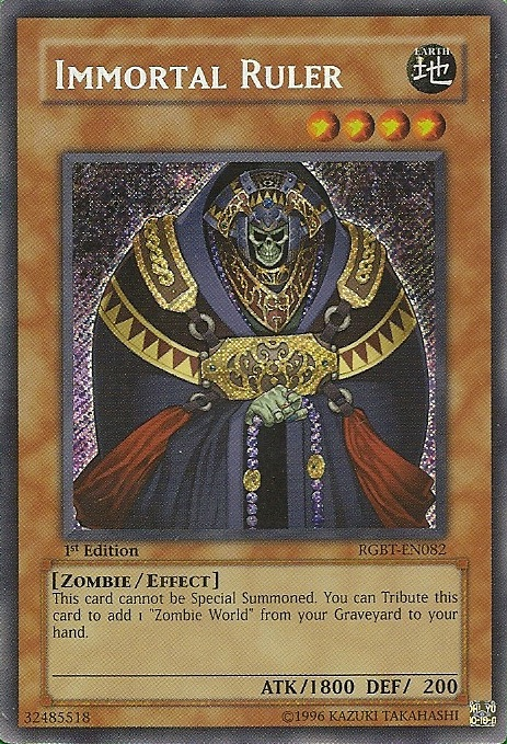 Immortal Ruler [RGBT-EN082] Secret Rare | Odin's Place