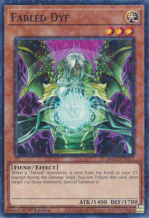 Fabled Dyf (Duel Terminal) [HAC1-EN133] Parallel Rare | Odin's Place