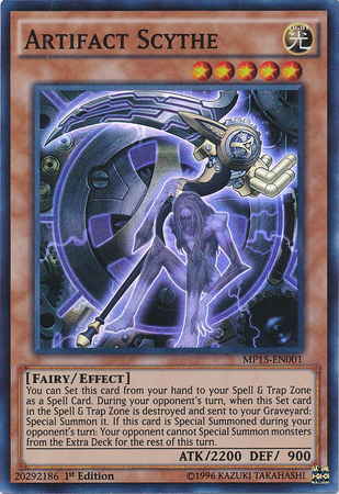 Artifact Scythe [MP15-EN001] Super Rare | Odin's Place
