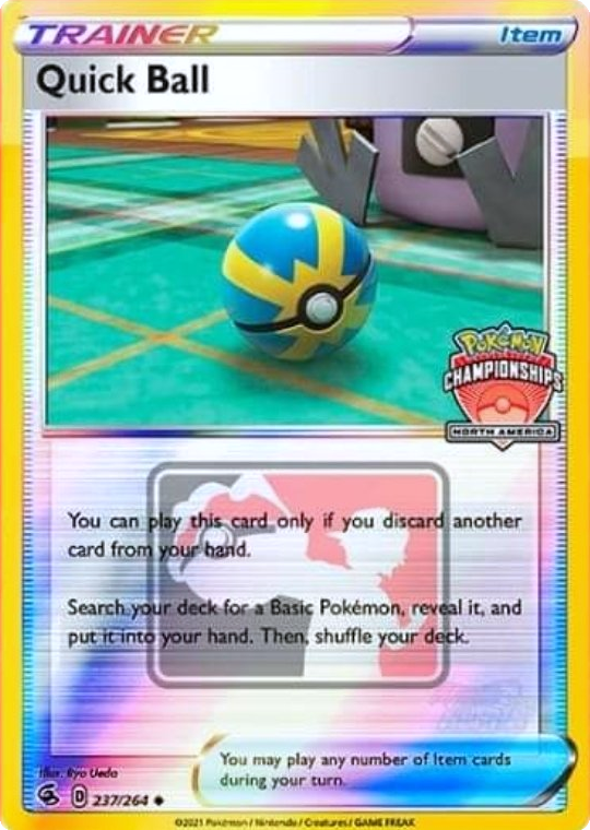Quick Ball (237/264) (North America Championships Promo) [Sword & Shield: Fusion Strike] | Odin's Place