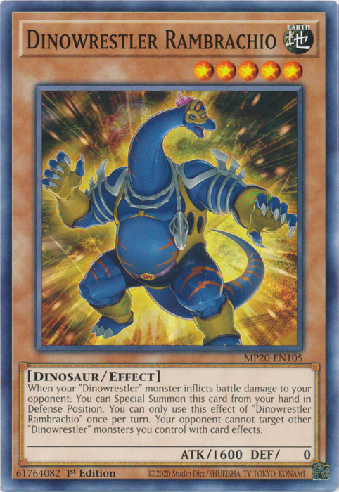 Dinowrestler Rambrachio [MP20-EN105] Common | Odin's Place