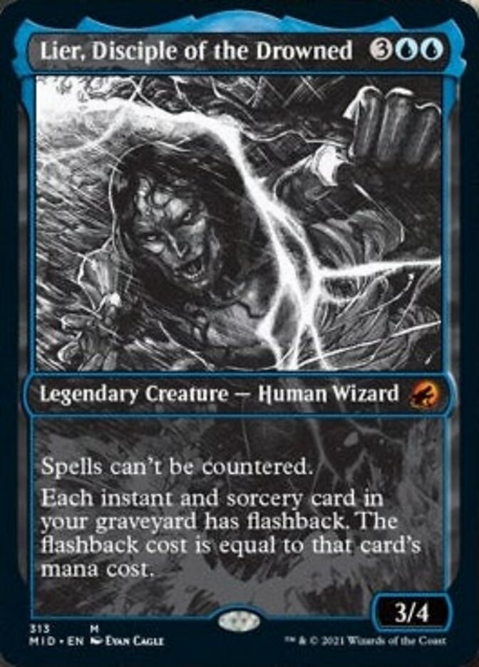 Lier, Disciple of the Drowned (Showcase Eternal Night) [Innistrad: Midnight Hunt] | Odin's Place