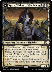 Ayara, Widow of the Realm // Ayara, Furnace Queen (Showcase Planar Booster Fun) [March of the Machine] | Odin's Place