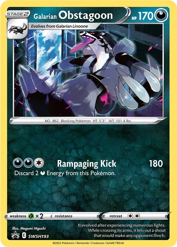 Galarian Obstagoon (SWSH193) [Sword & Shield: Black Star Promos] | Odin's Place