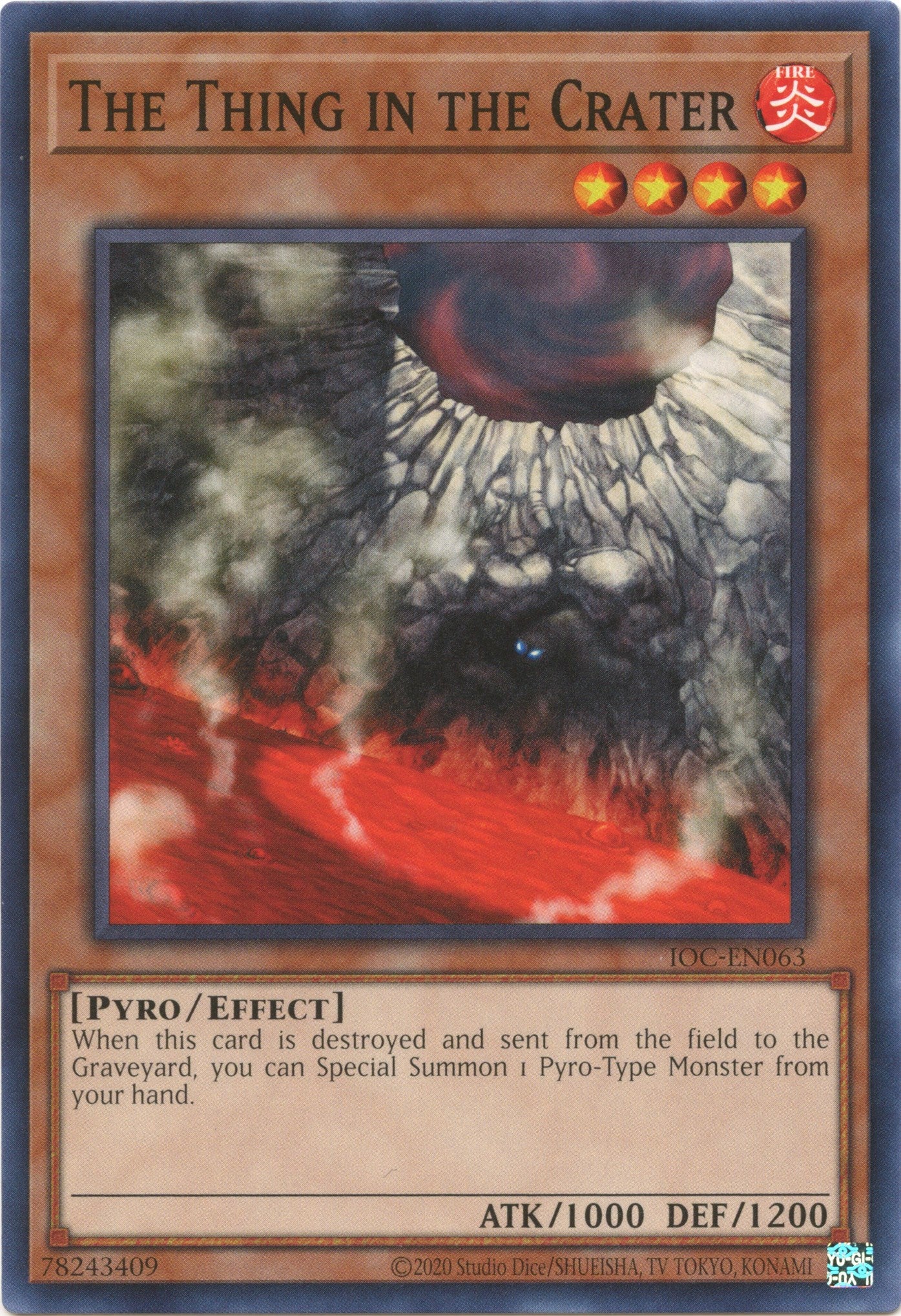 The Thing in the Crater (25th Anniversary) [IOC-EN063] Common | Odin's Place