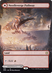 Needleverge Pathway // Pillarverge Pathway (Borderless Alternate Art) [Zendikar Rising] | Odin's Place