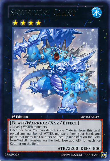 Snowdust Giant [ABYR-EN049] Rare | Odin's Place
