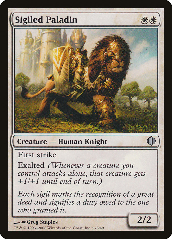 Sigiled Paladin (27) [Shards of Alara] | Odin's Place