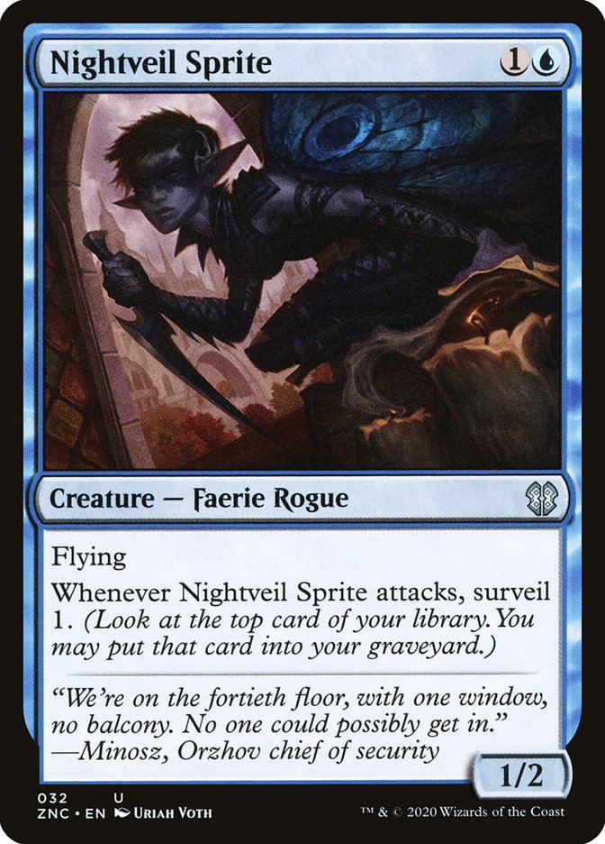 Nightveil Sprite [Zendikar Rising Commander] | Odin's Place