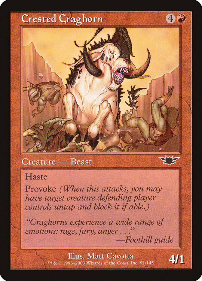 Crested Craghorn (91) [Legions] | Odin's Place