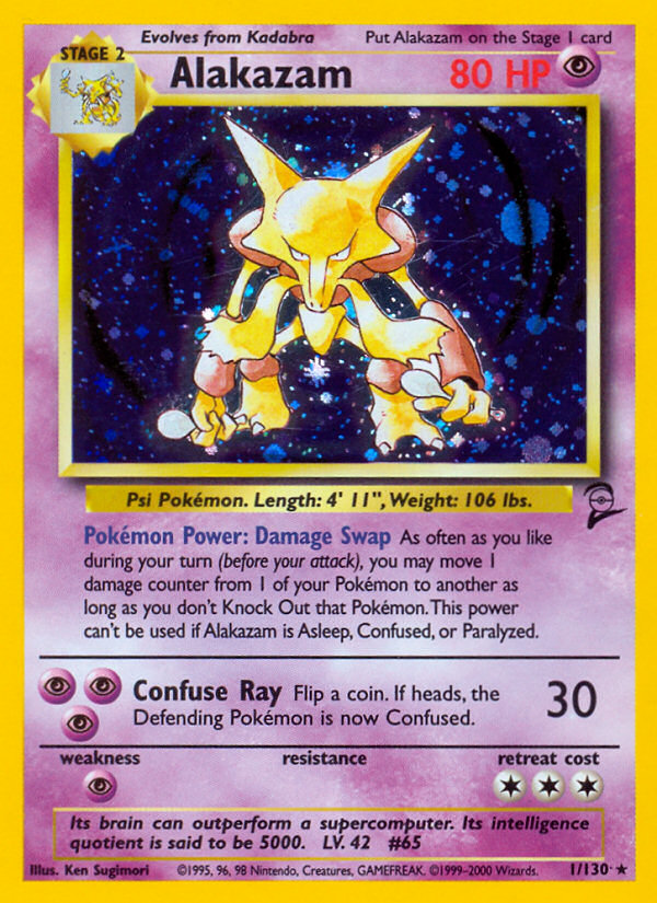 Alakazam (1/130) [Base Set 2] | Odin's Place