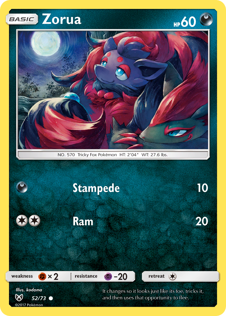 Zorua (52/73) [Sun & Moon: Shining Legends] | Odin's Place