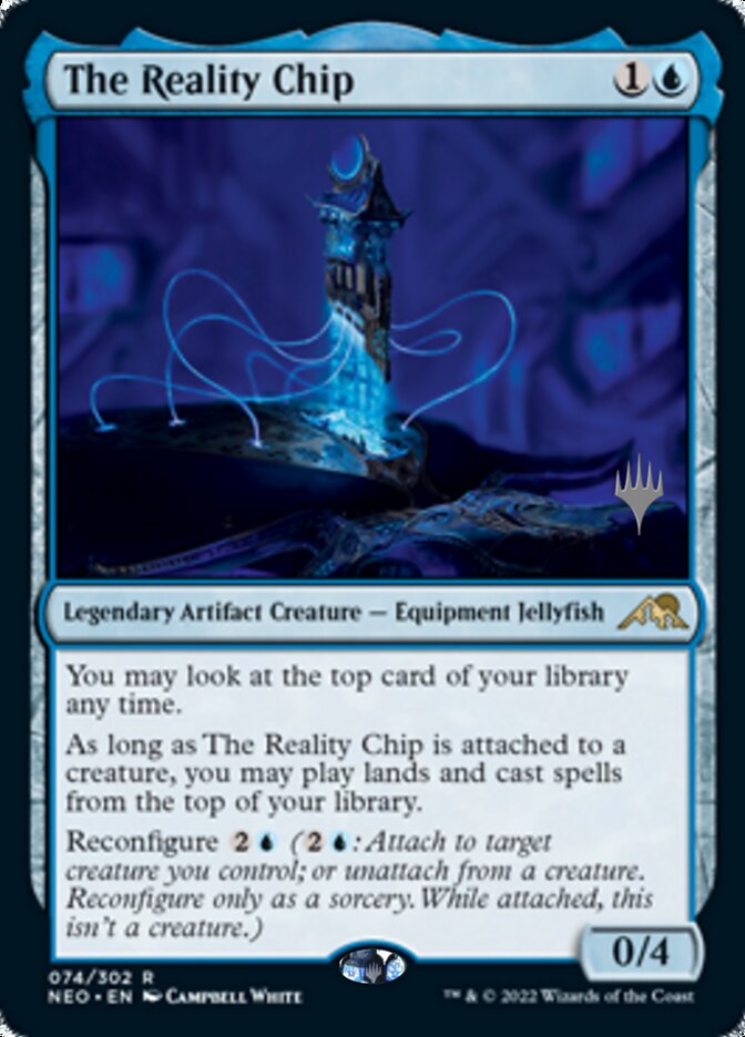 The Reality Chip (Promo Pack) [Kamigawa: Neon Dynasty Promos] | Odin's Place