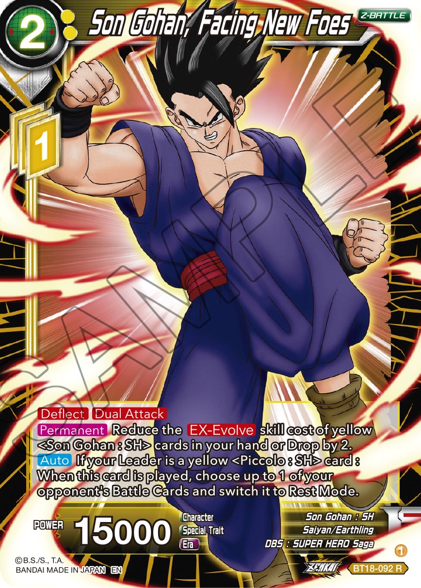 Son Gohan, Facing New Foes (BT18-092) [Dawn of the Z-Legends] | Odin's Place