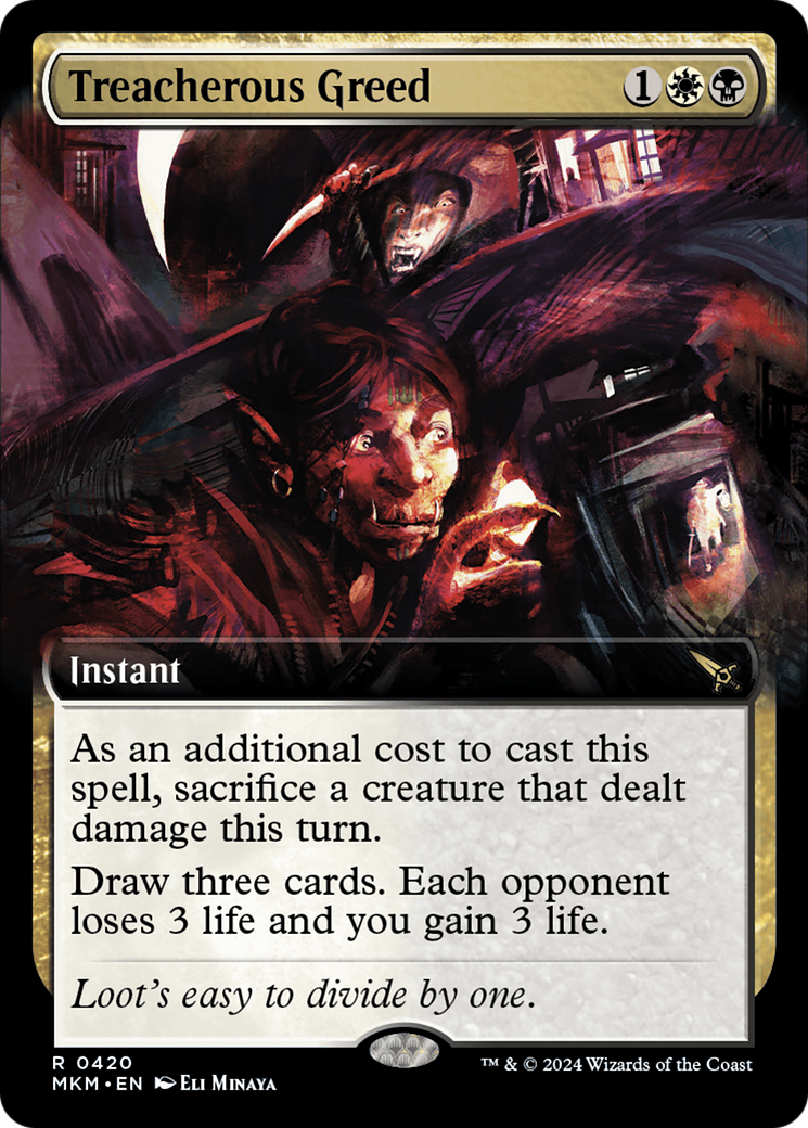 Treacherous Greed (Extended Art) [Murders at Karlov Manor] | Odin's Place