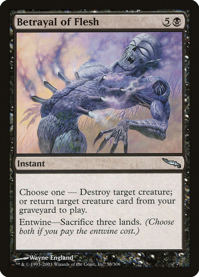 Betrayal of Flesh (58) [Mirrodin] | Odin's Place