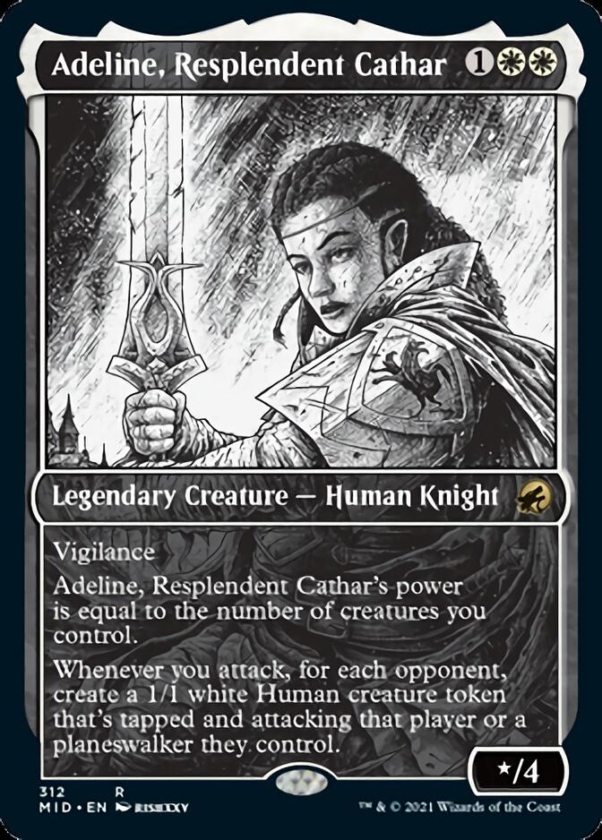 Adeline, Resplendent Cathar (Showcase Eternal Night) [Innistrad: Midnight Hunt] | Odin's Place