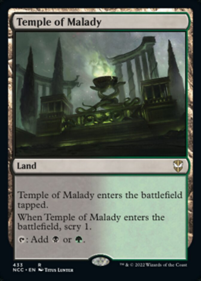 Temple of Malady [Streets of New Capenna Commander] | Odin's Place
