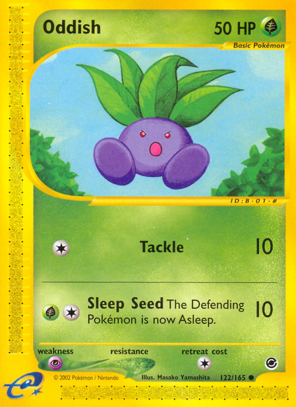Oddish (122/165) [Expedition: Base Set] | Odin's Place