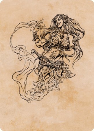 Djinni Windseer (Showcase) Art Card [Dungeons & Dragons: Adventures in the Forgotten Realms Art Series] | Odin's Place
