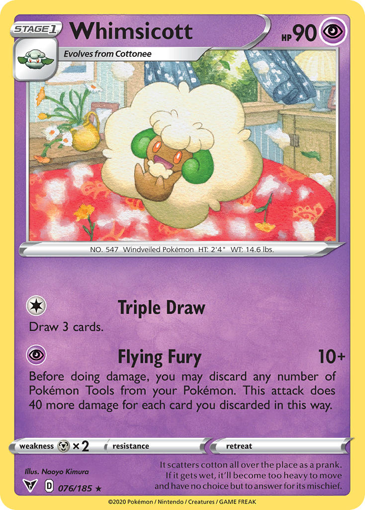Whimsicott (076/185) [Sword & Shield: Vivid Voltage] | Odin's Place