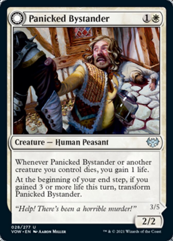 Panicked Bystander // Cackling Culprit [Innistrad: Crimson Vow] | Odin's Place