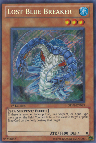 Lost Blue Breaker [GENF-EN083] Secret Rare | Odin's Place