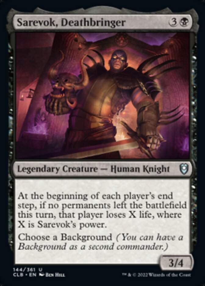 Sarevok, Deathbringer [Commander Legends: Battle for Baldur's Gate] | Odin's Place
