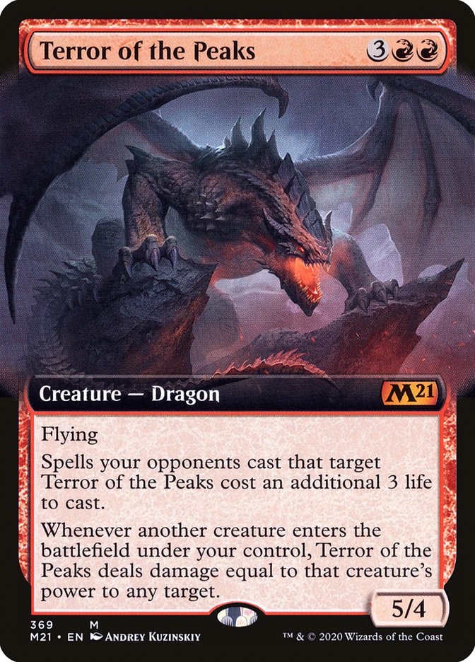 Terror of the Peaks (Extended Art) [Core Set 2021] | Odin's Place