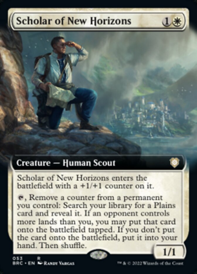 Scholar of New Horizons (Extended Art) [The Brothers' War Commander] | Odin's Place
