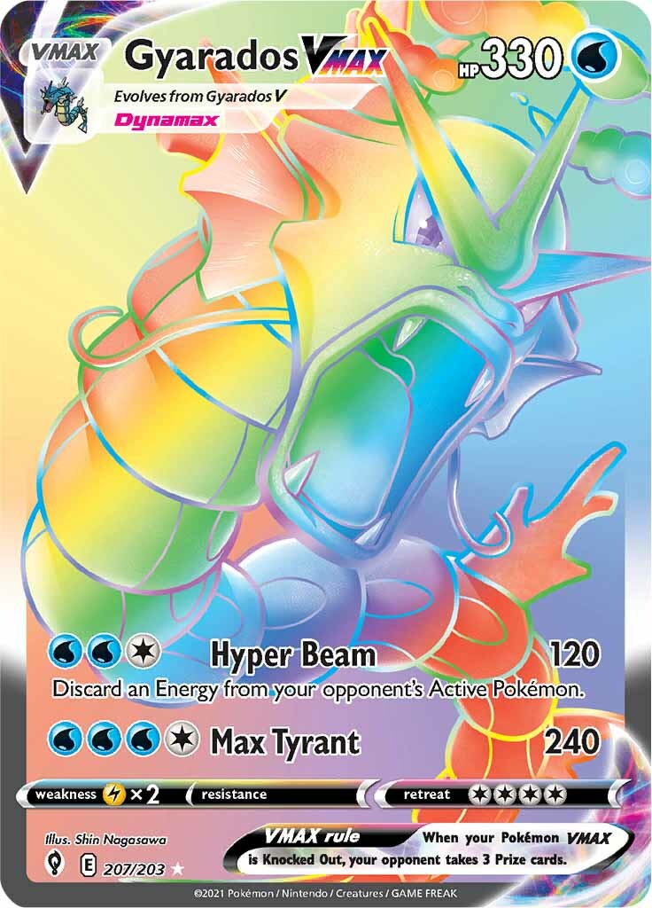 Gyarados VMAX (207/203) [Sword & Shield: Evolving Skies] | Odin's Place