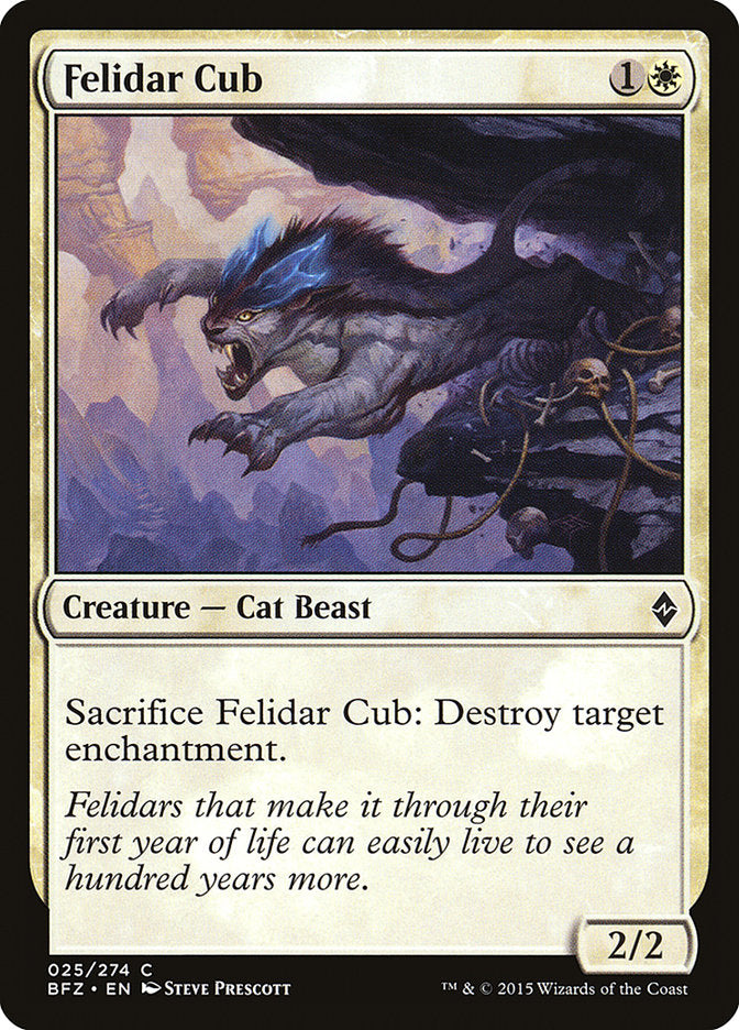 Felidar Cub (25) [Battle for Zendikar] | Odin's Place