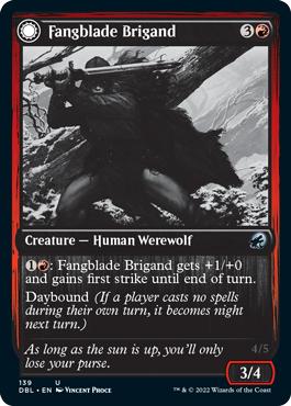 Fangblade Brigand // Fangblade Eviscerator [Innistrad: Double Feature] | Odin's Place